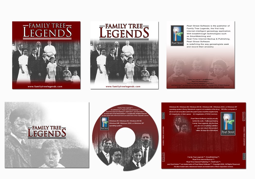 Family Tree Legends · software packaging