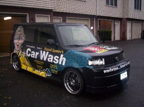 Mobile car wash · vehicle graphics