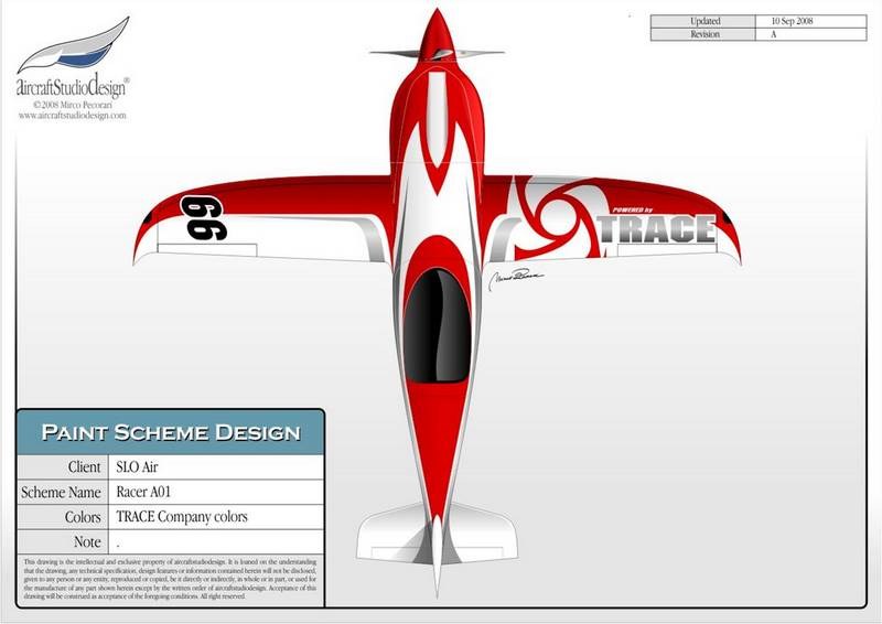 Aircraft paint scheme · design drawing