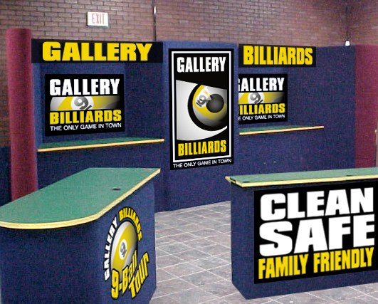 Gallery Billiards · display system