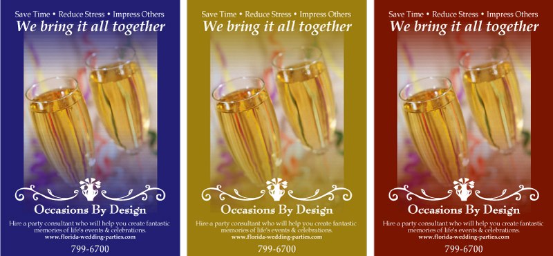 Occasions by Design · advertising series
