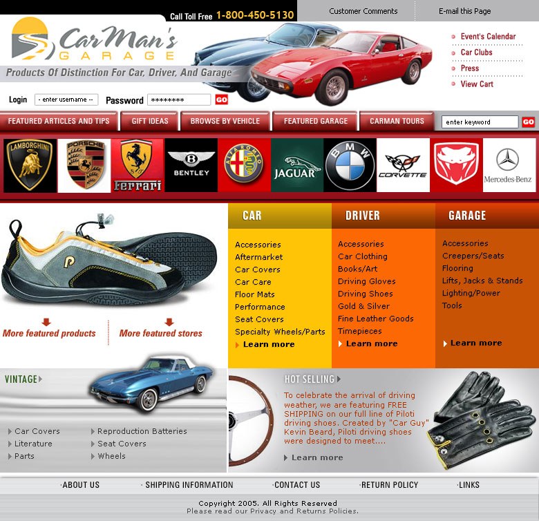 Carman’s Garage · website