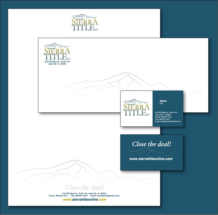 Sierra Title · corporate identity
