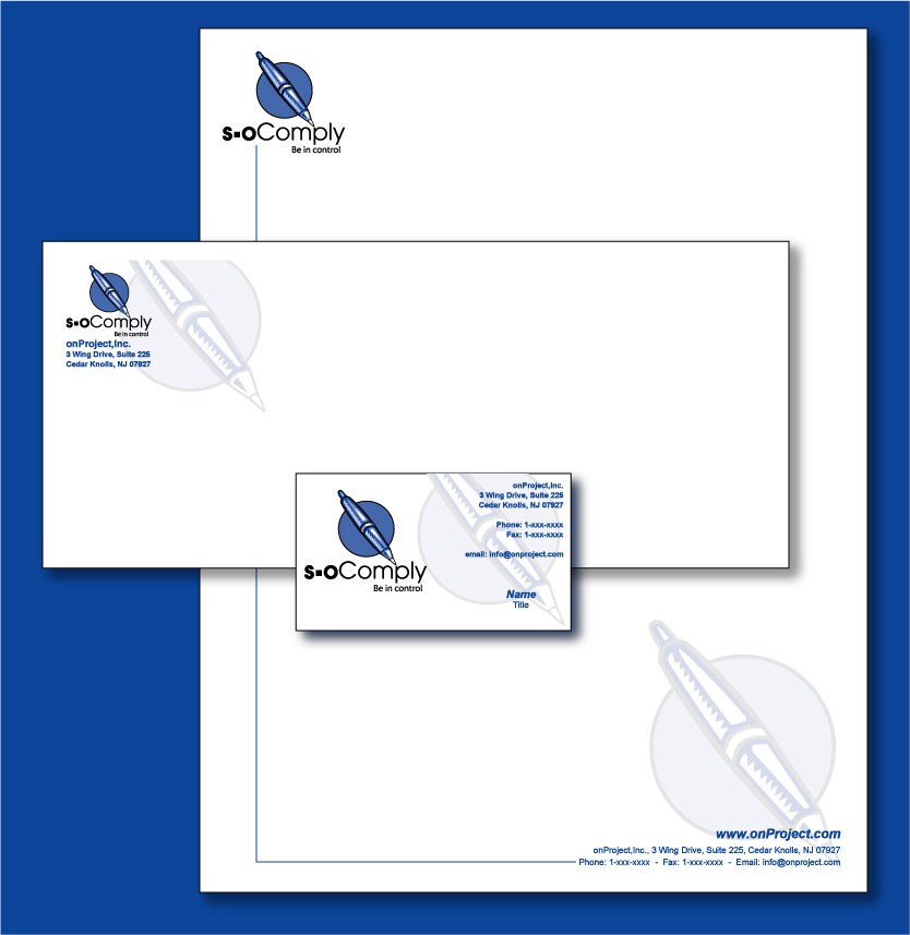Corporate stationery system