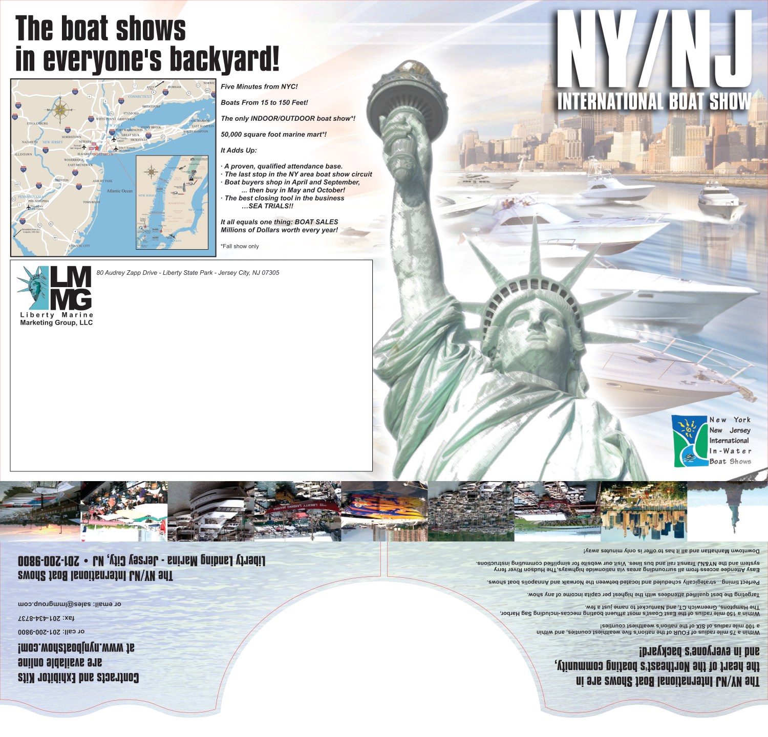 Boat show — print collateral