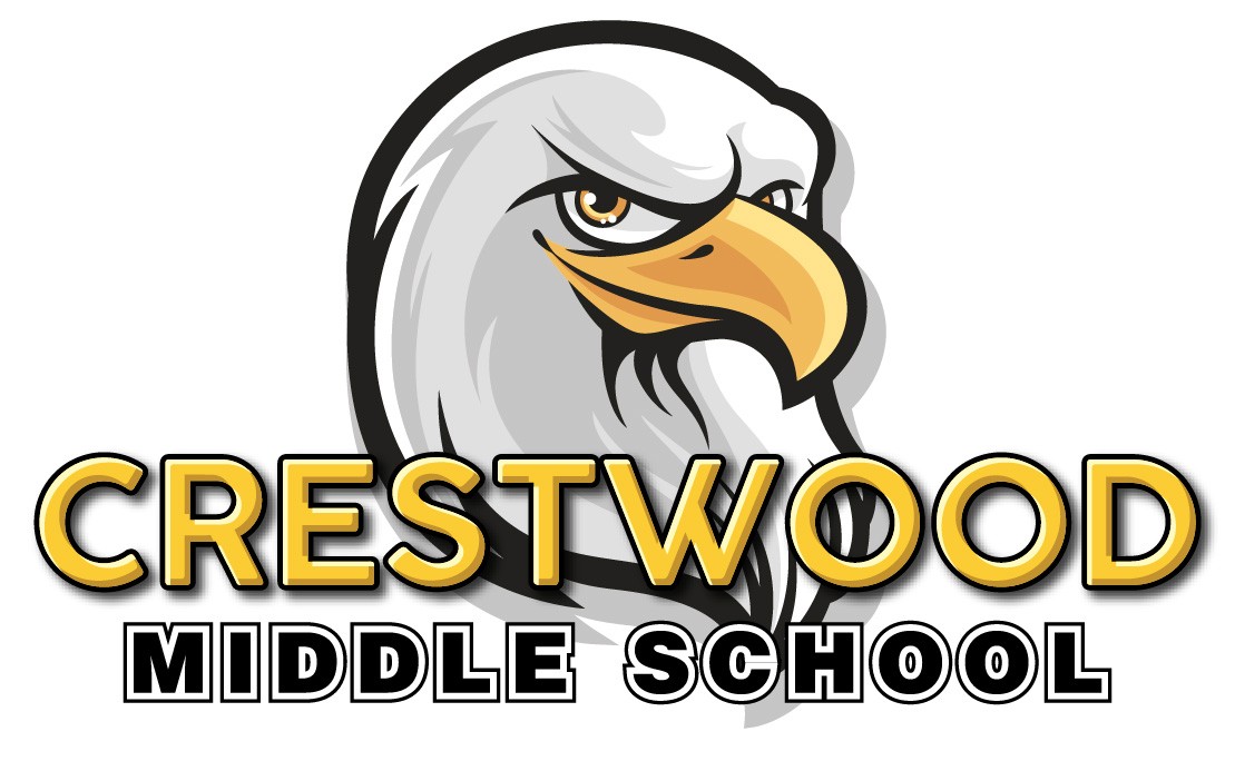 Crestwood Middle School · Vertical School logo
