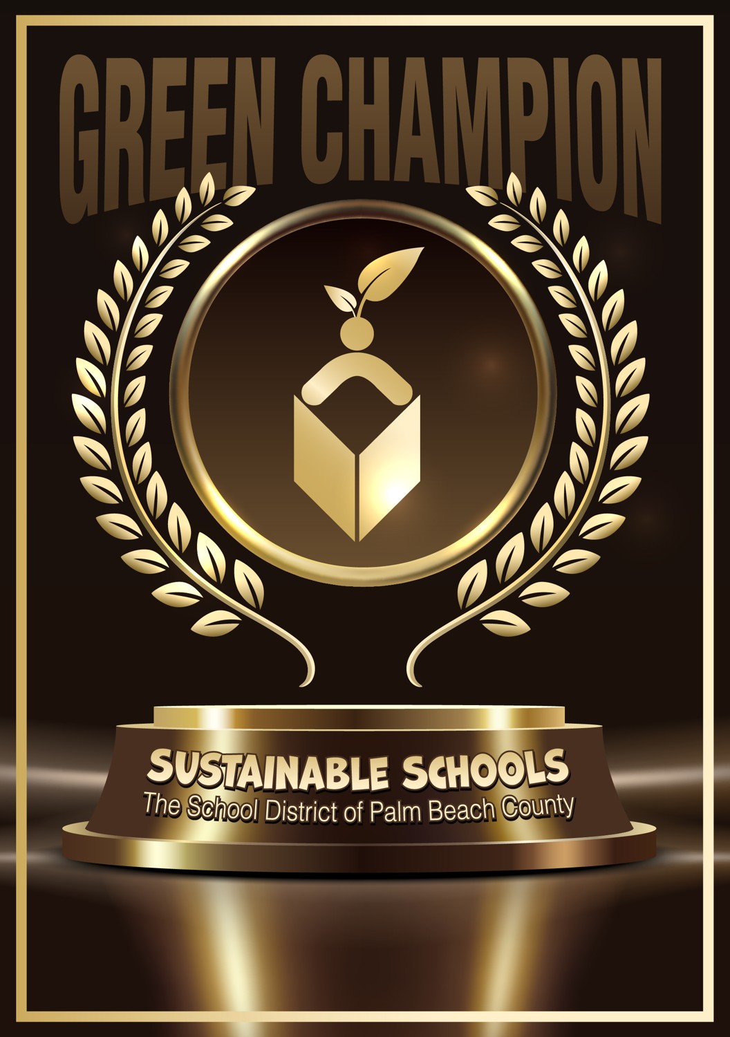 Green Champion · recognition graphic