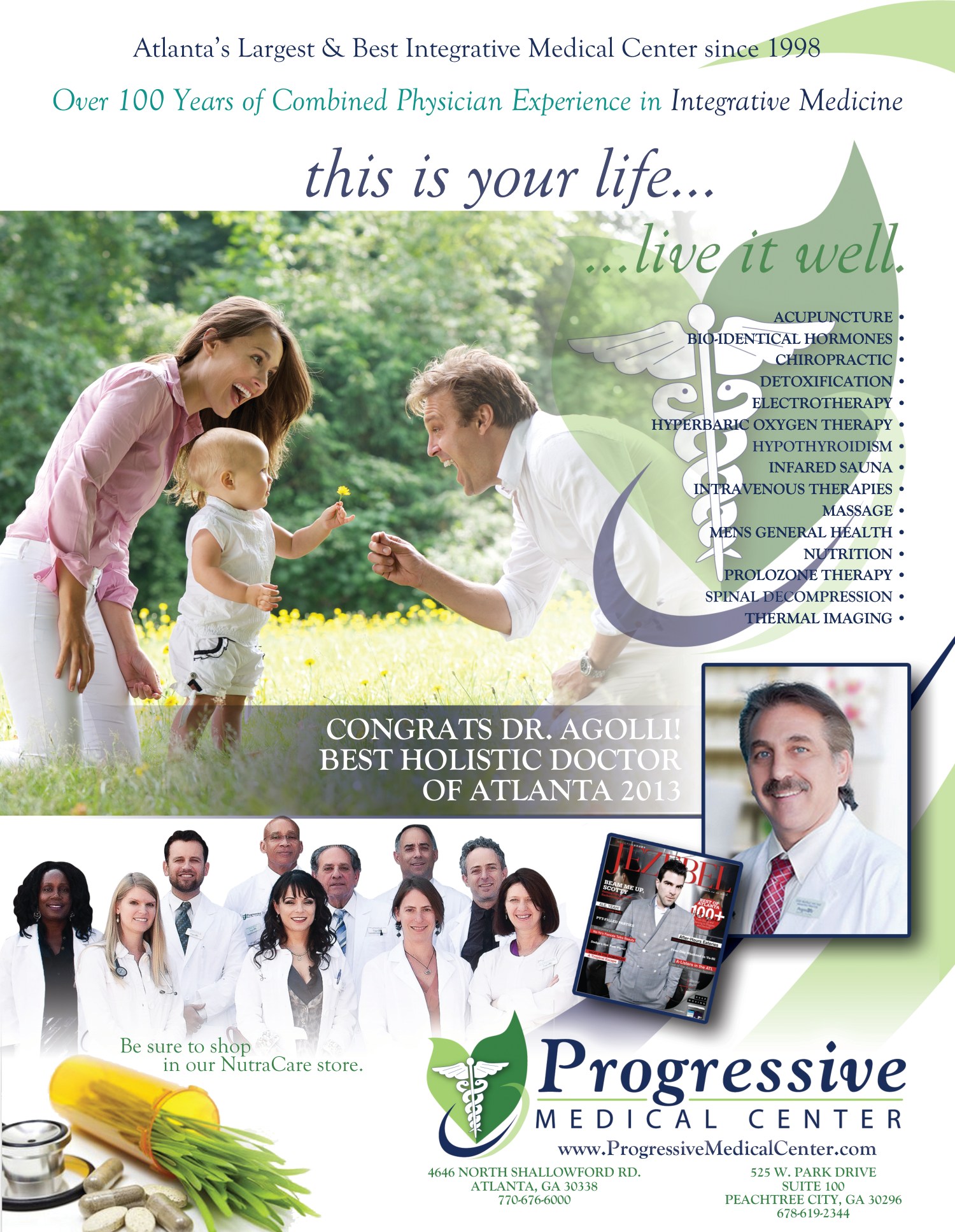 Progressive Medical Center — print advertising