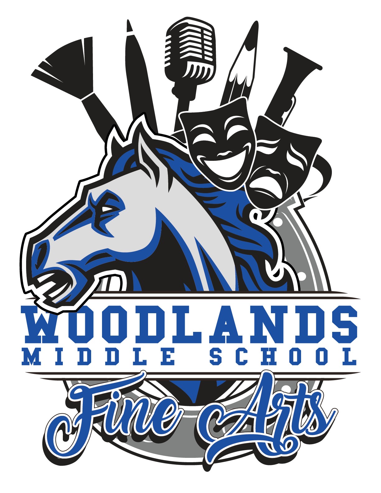 Woodlands Middle School · Fine Arts logo